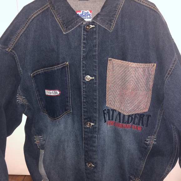 PLATINUM FUBU - FAT ALBERT DENIM JACKET *RARE* - Picture 3 of 6